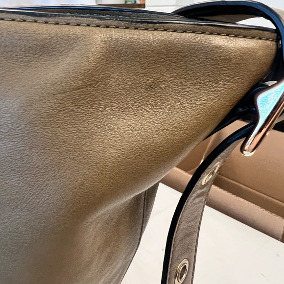 Coach Bleecker Leather Bag 32282 – Large Slouchy Bucket / Duffle – Olive Green - Picture 7 of 13